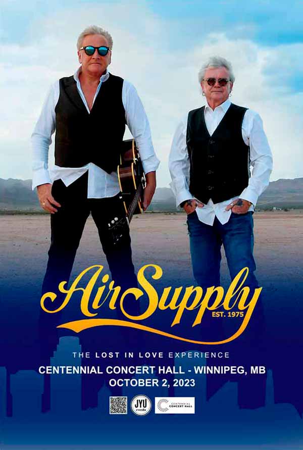 Air Supply Winnipeg Centennial Concert Hall