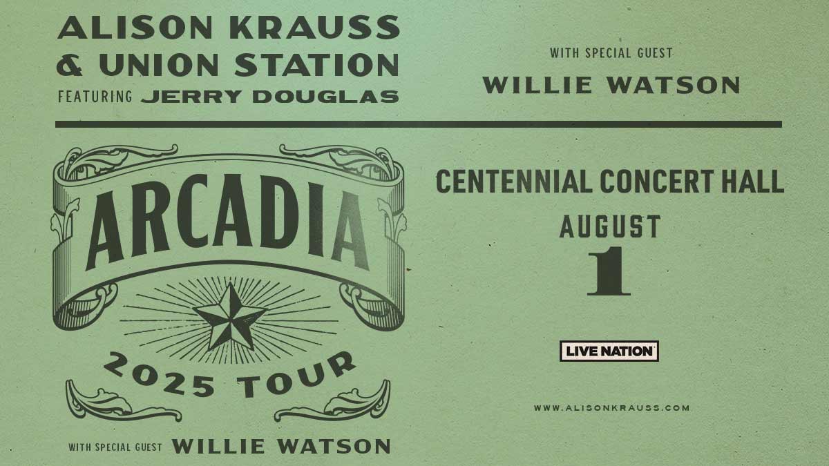 Alison Krauss & Union Station Aug 1, 2025 | Centennial Concert Hall