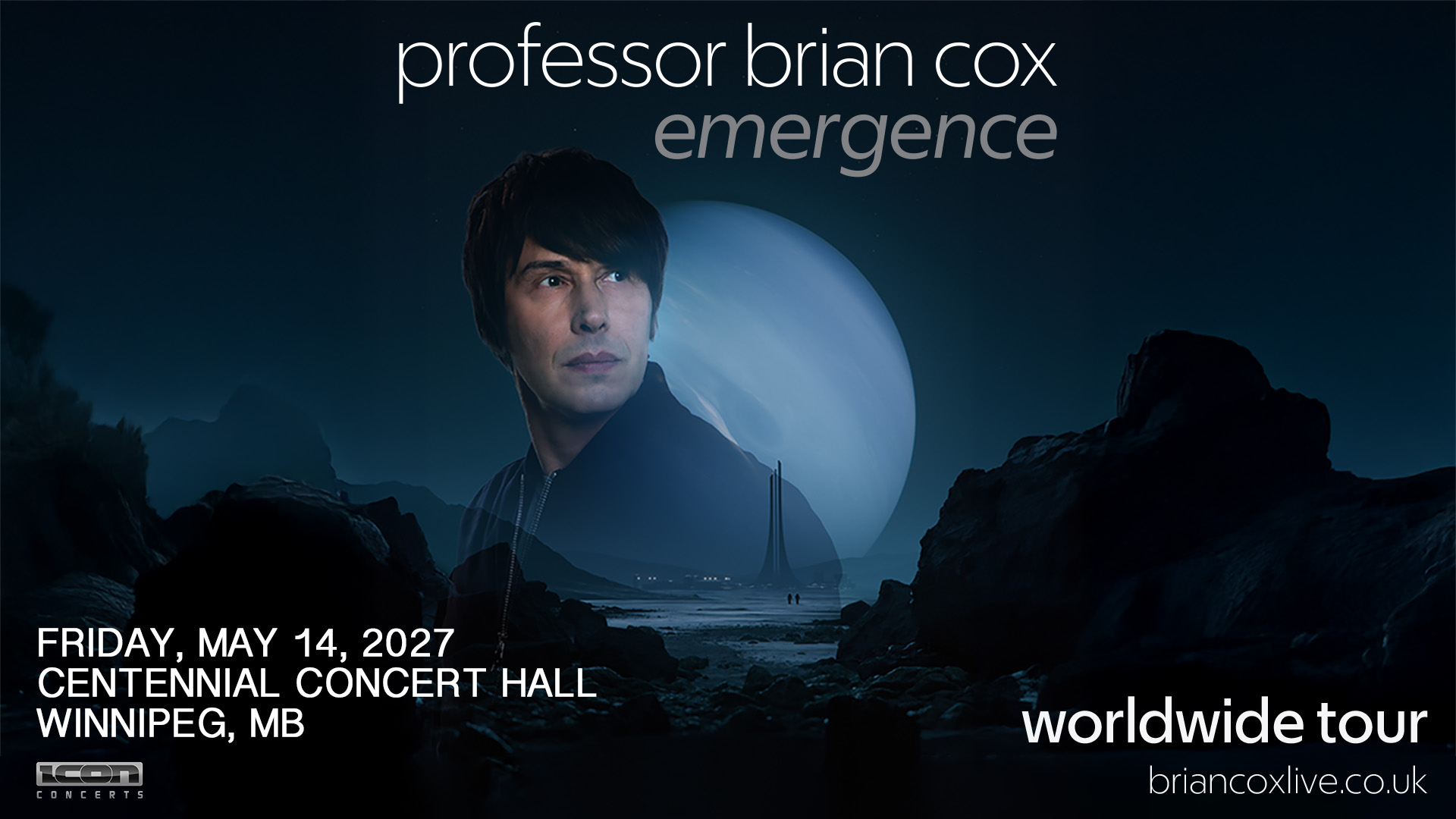 Professor Brian Cox - Winnipeg - Centennial Concert Hall