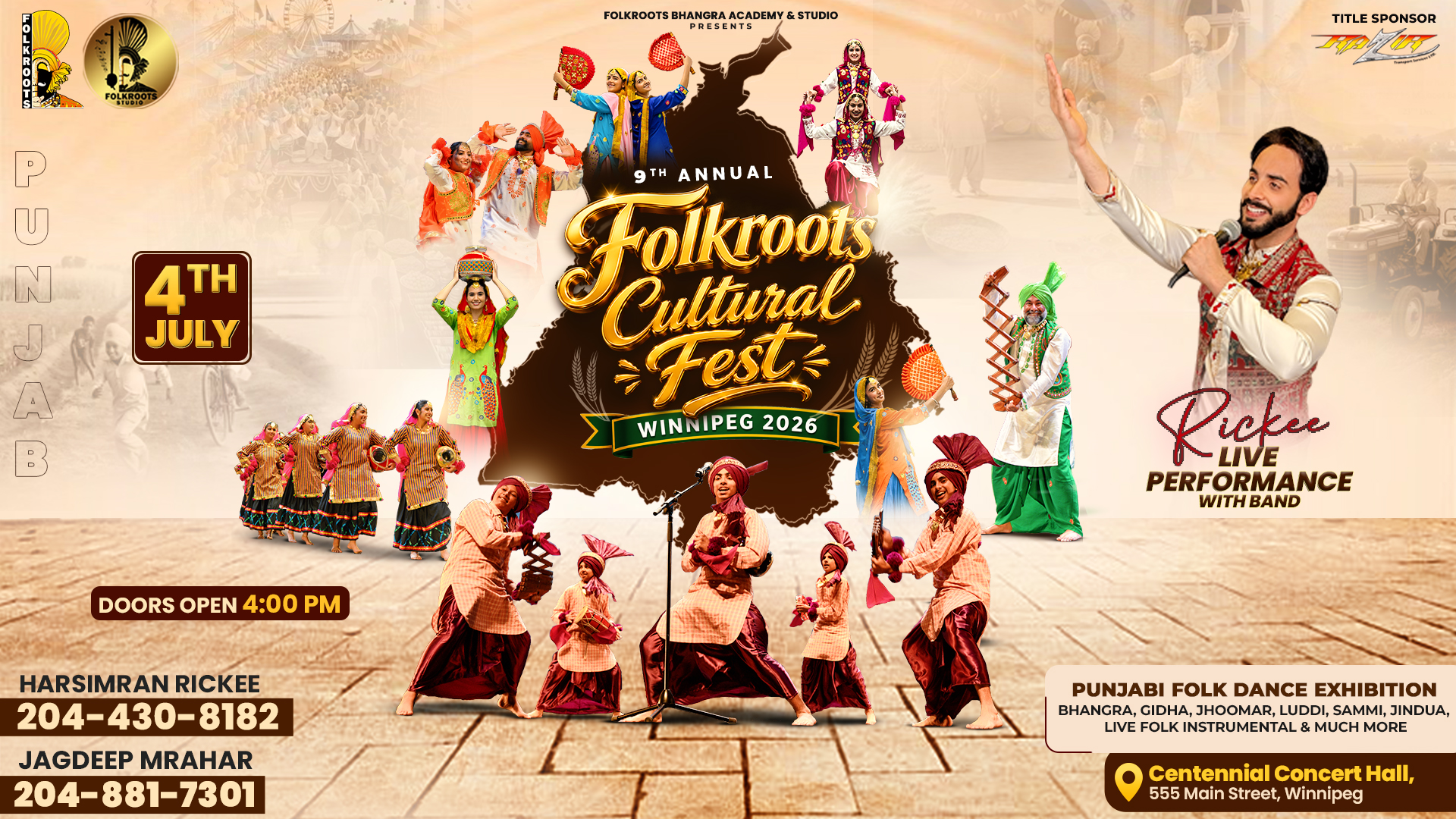 Folkroots Cultural Fest 2026 - Winnipeg - Centennial Concert Hall