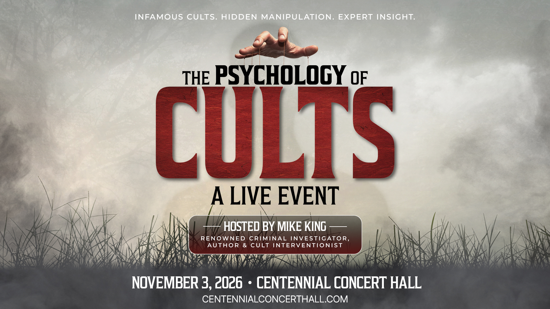 The Psychology of Cults - Winnipeg - Centennial Concert Hall