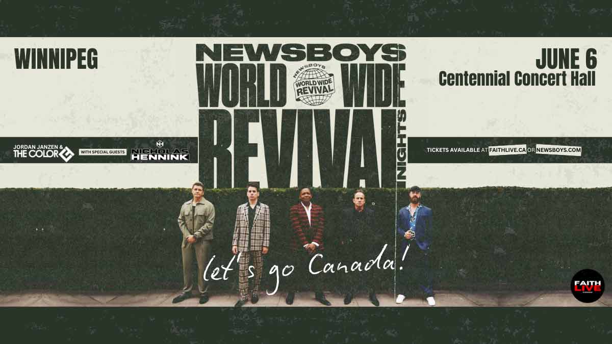 Newsboys Winnipeg June 6, 2025 at Centennial Concert Hall