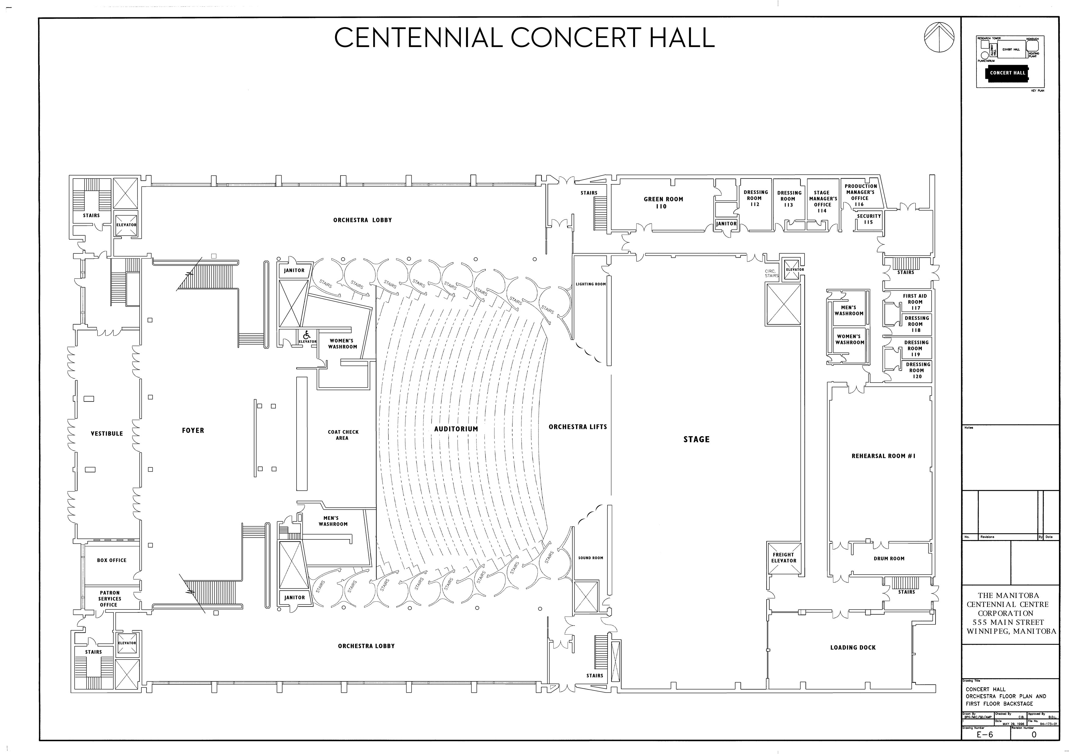Technical Information - Centennial Concert Hall